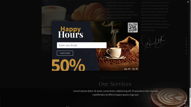Cafe Website