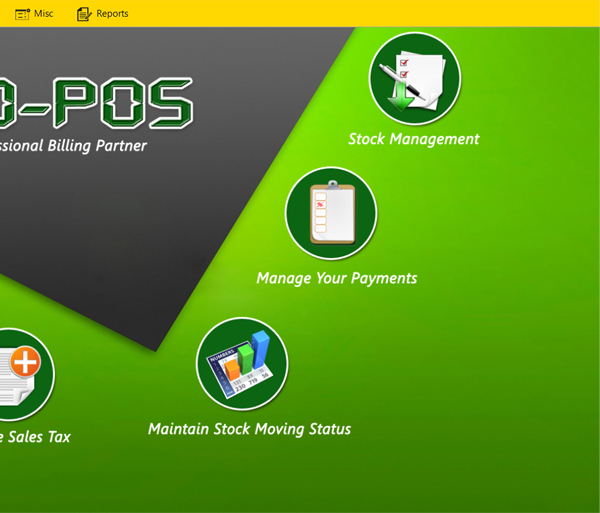 Customised Billing Software